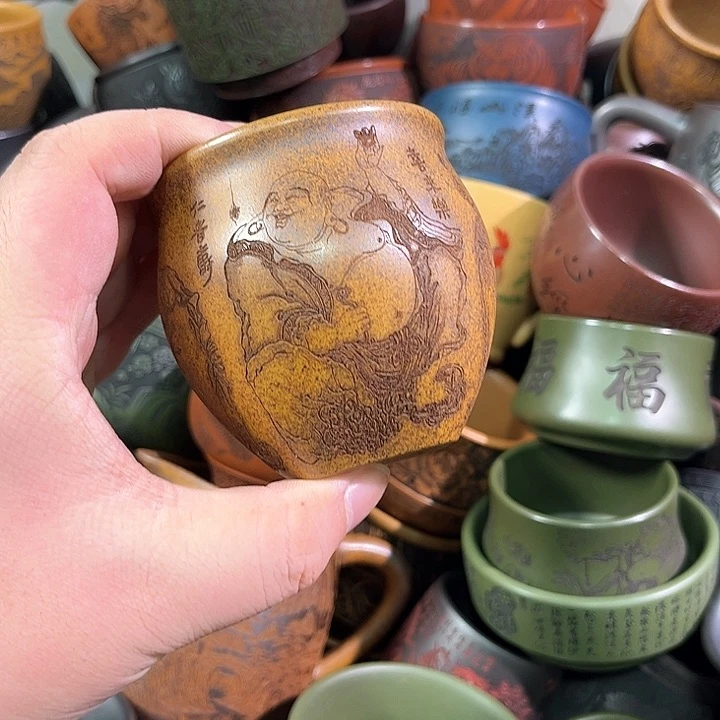 茶杯紫砂全手工紫砂主人杯