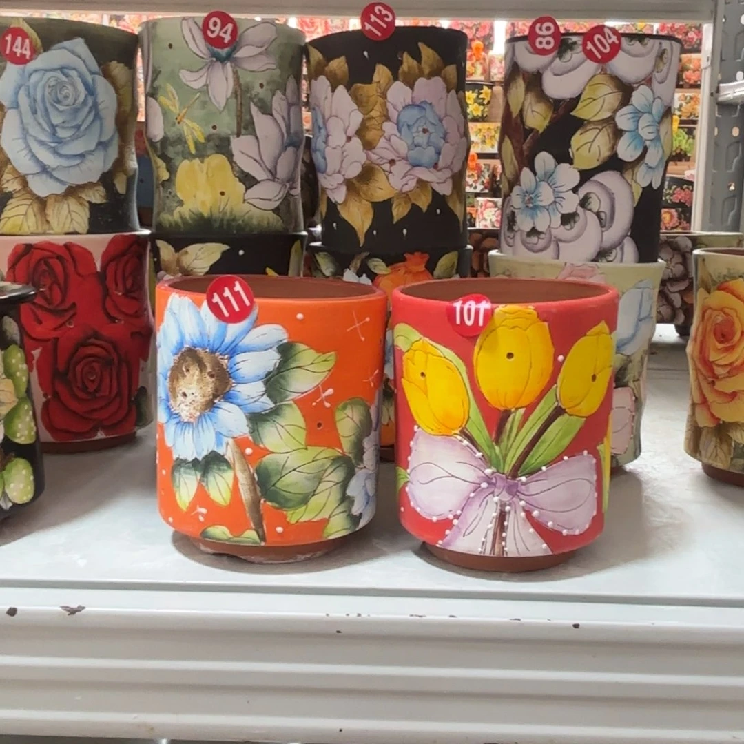 景德镇手绘花盆陶瓷9/12