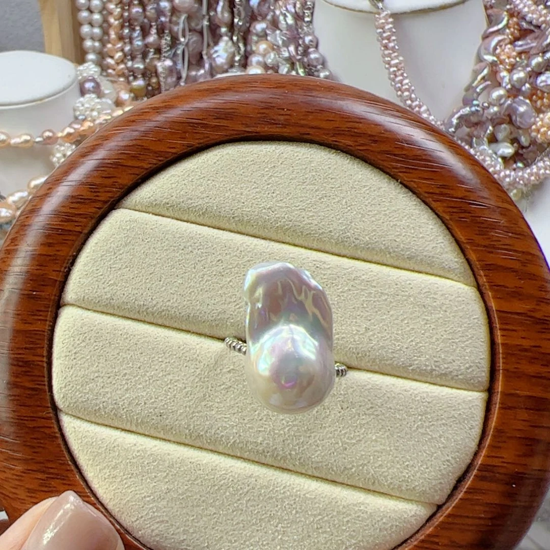 合金淡水珍珠手链