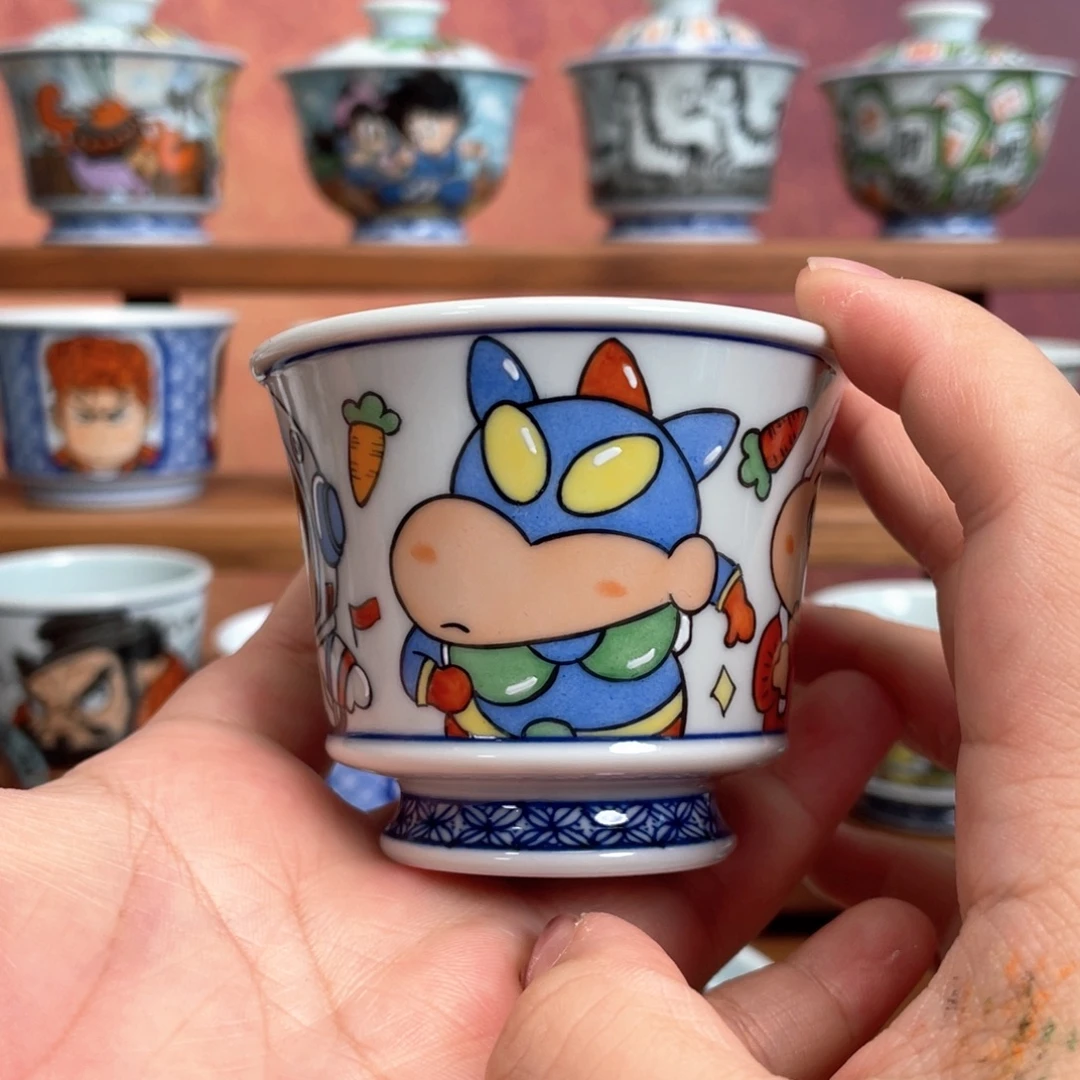 宫九陶瓷手绘杯子