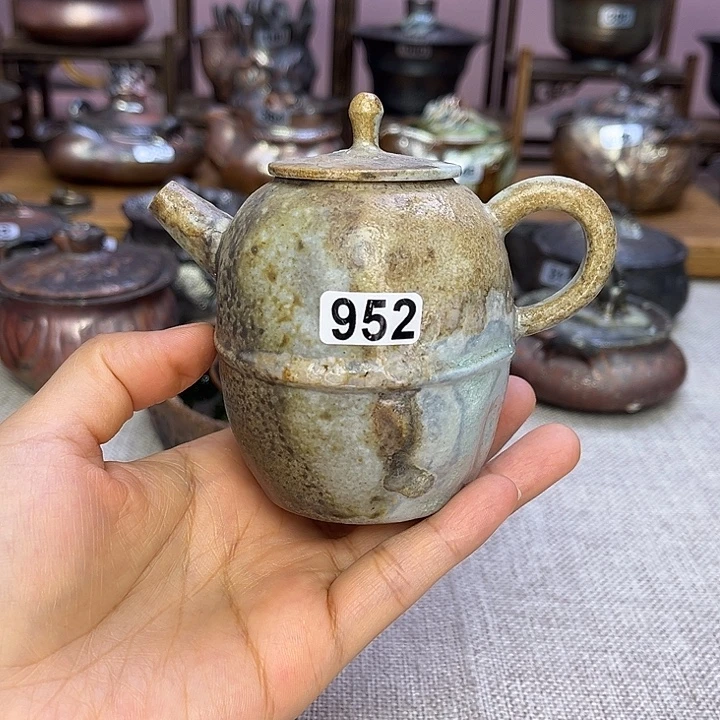 裸柴烧陶瓷手工茶器