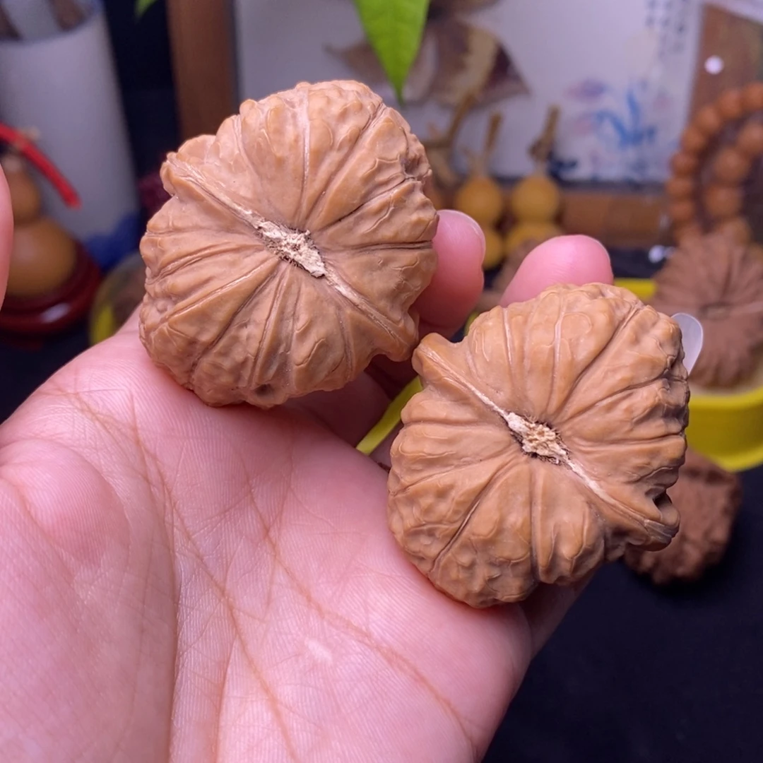 把件文玩核桃42南瓜墩