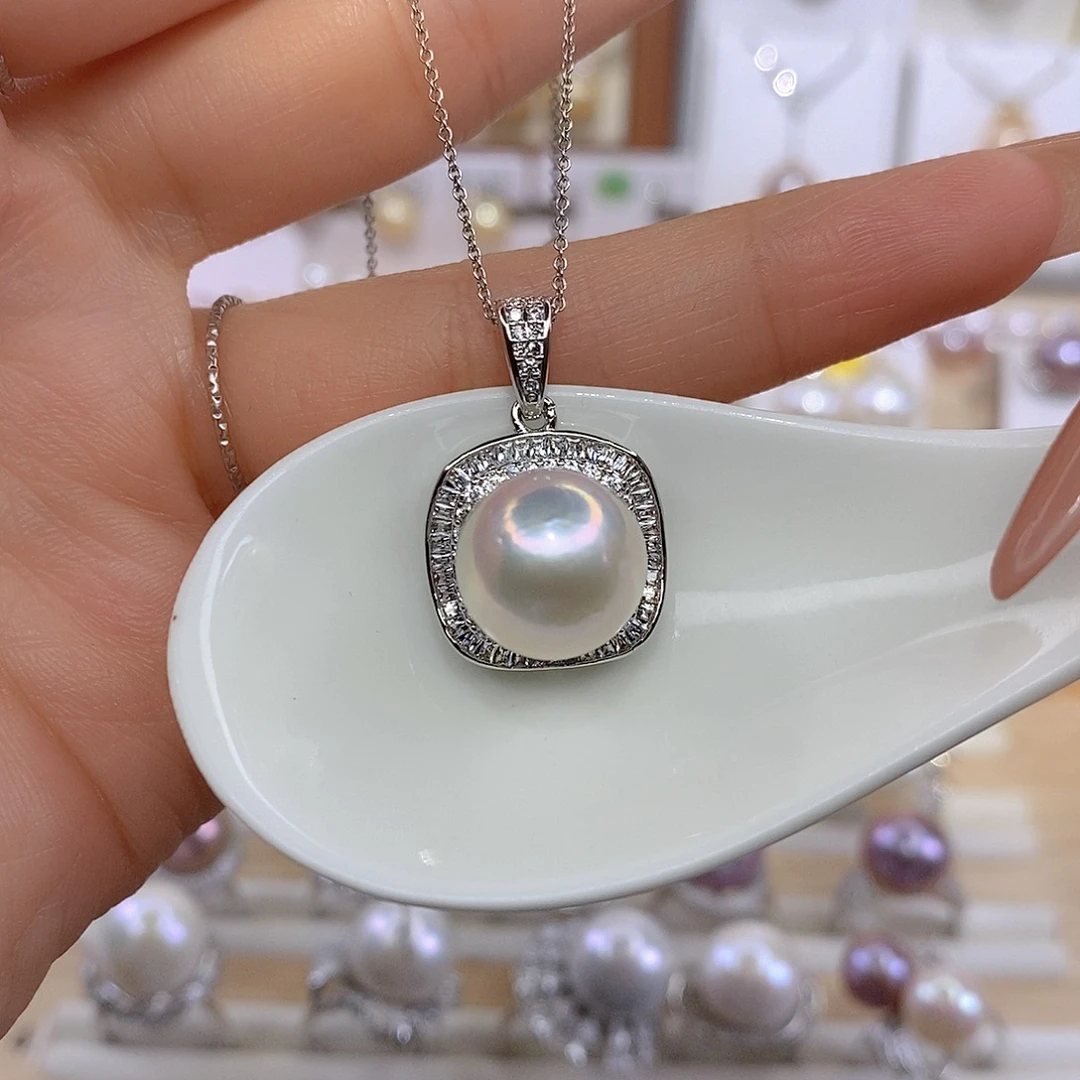 合金淡水珍珠颈饰F