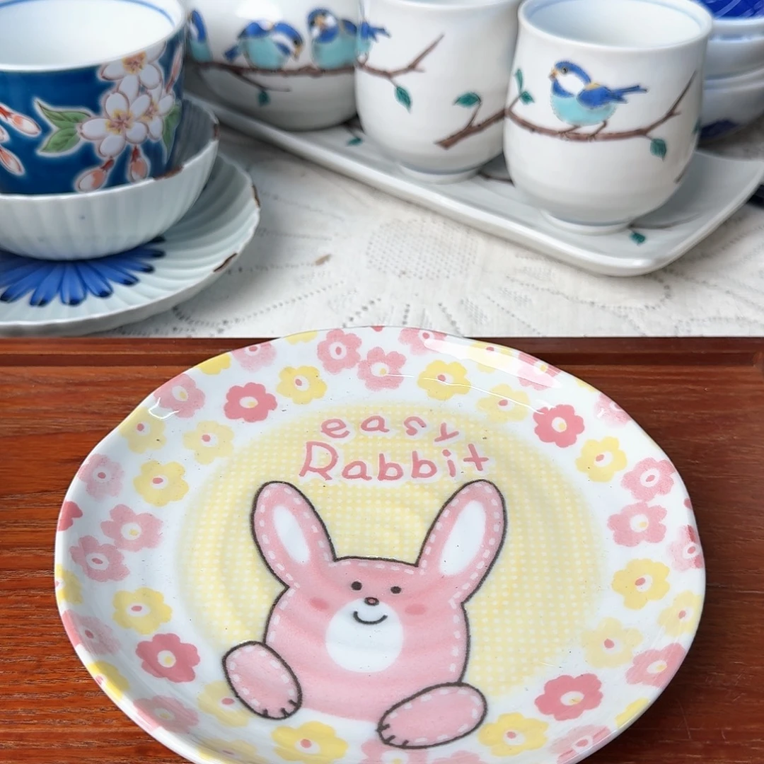 瓷片1只16厘米盘子，全新