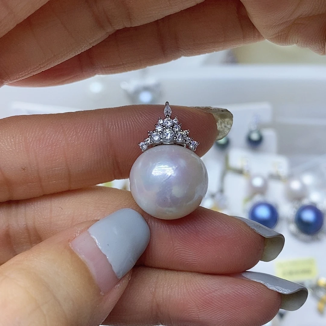 淡水珍珠未镶嵌吊坠