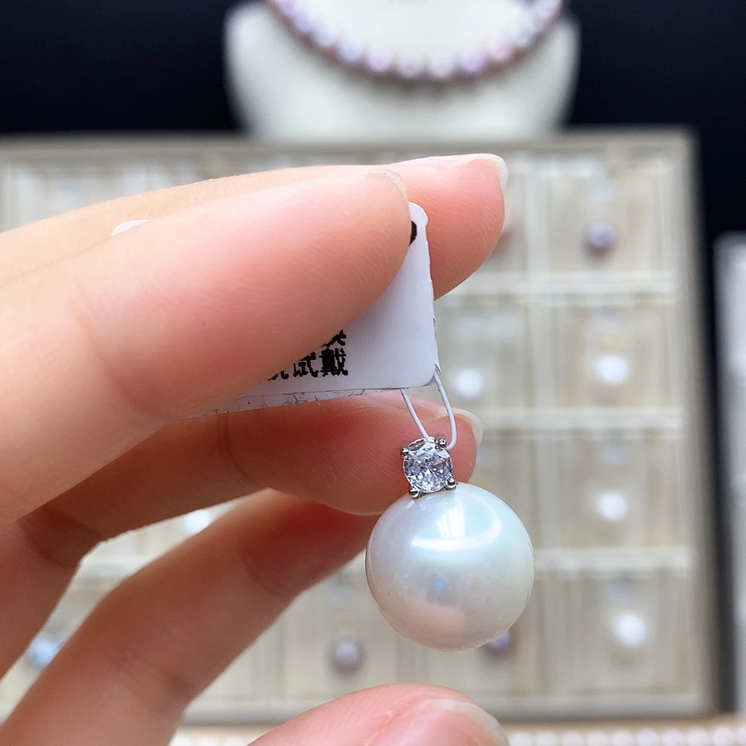 颈饰合金淡水珍珠
