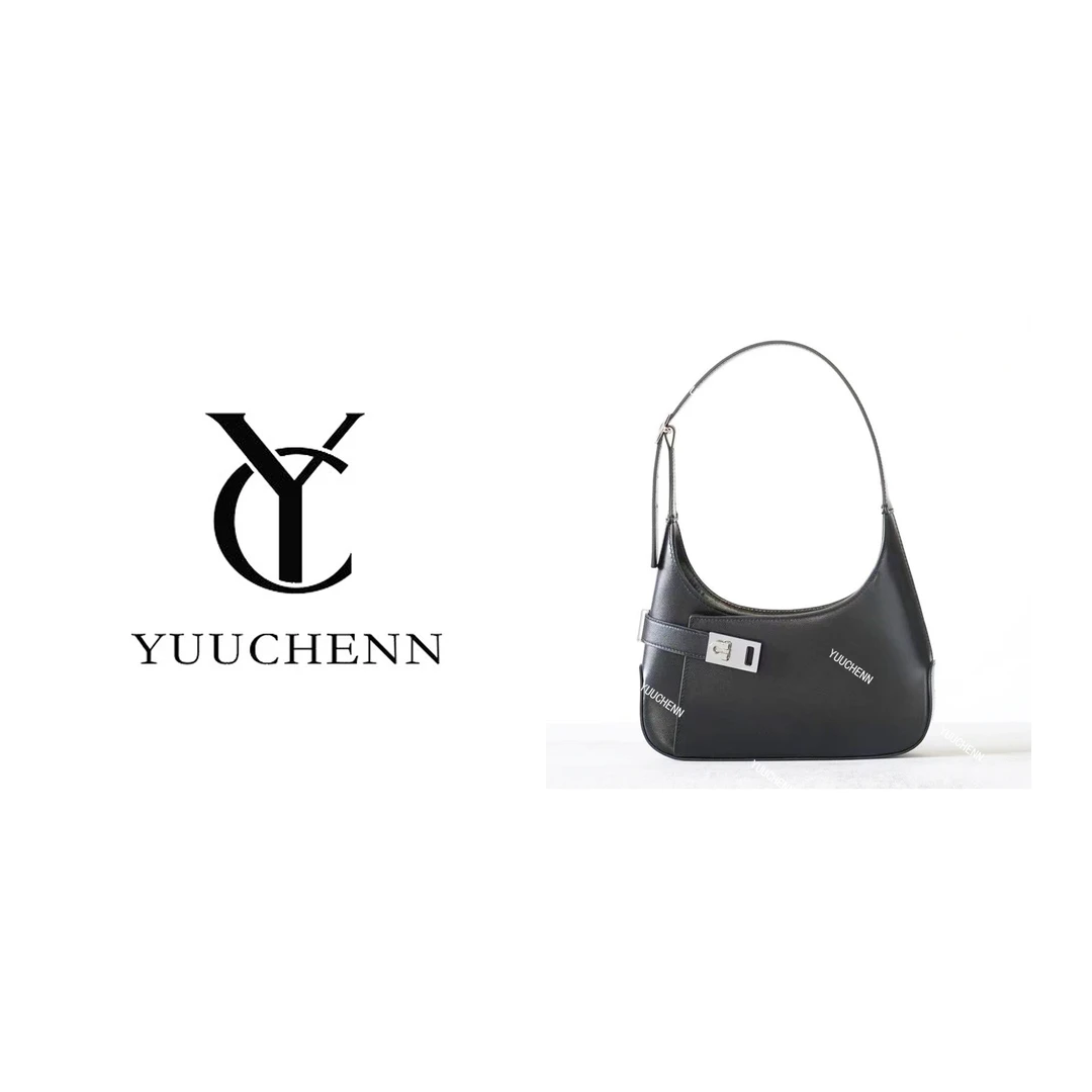 YUUCHENN【腋下包】进口纳帕牛皮25cm原创设计高定真皮包 HH6690