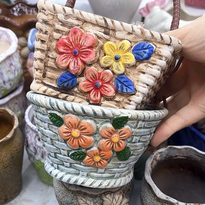 多肉绿植陶瓷花盆，有空，9.9包邮