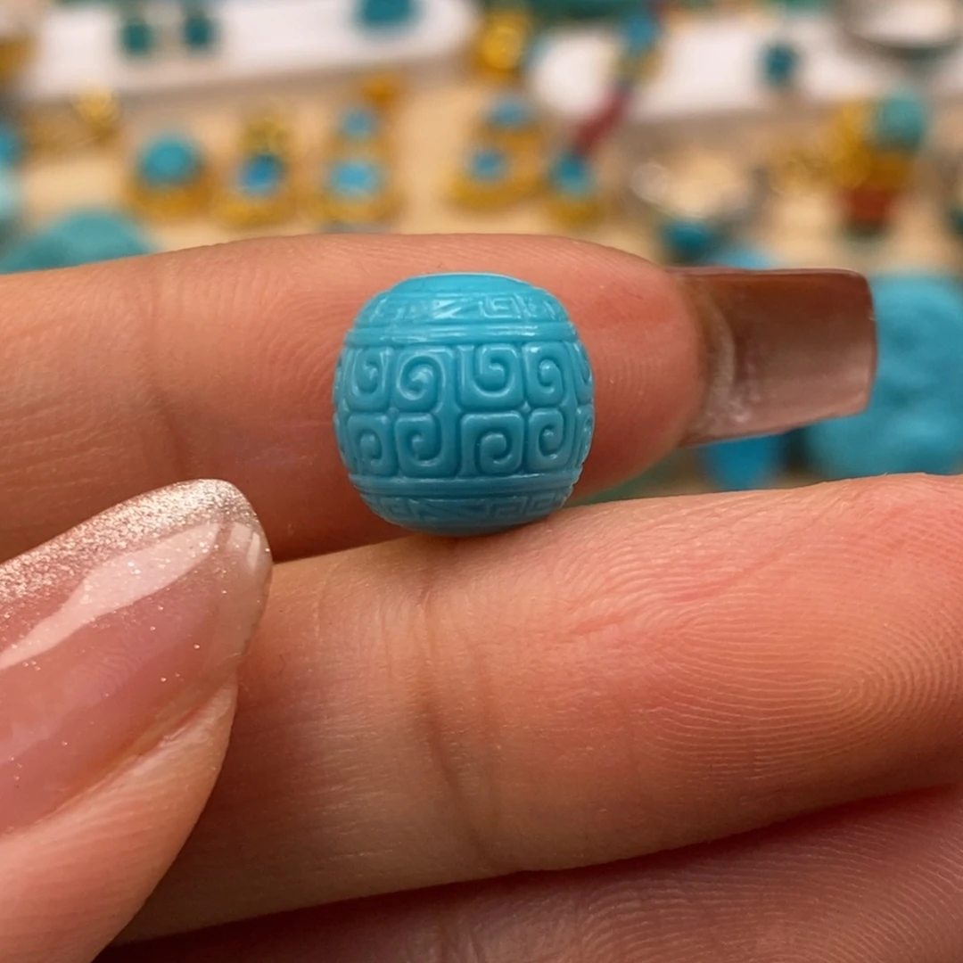 未镶嵌绿松石挂件包**少