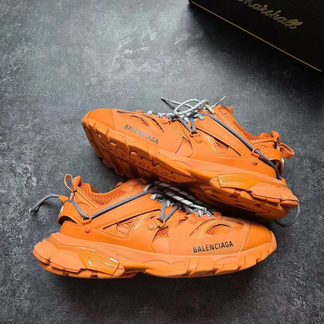 99新 Balenciaga/巴黎世家 41码 TRACK TRAIL 橙 鞋