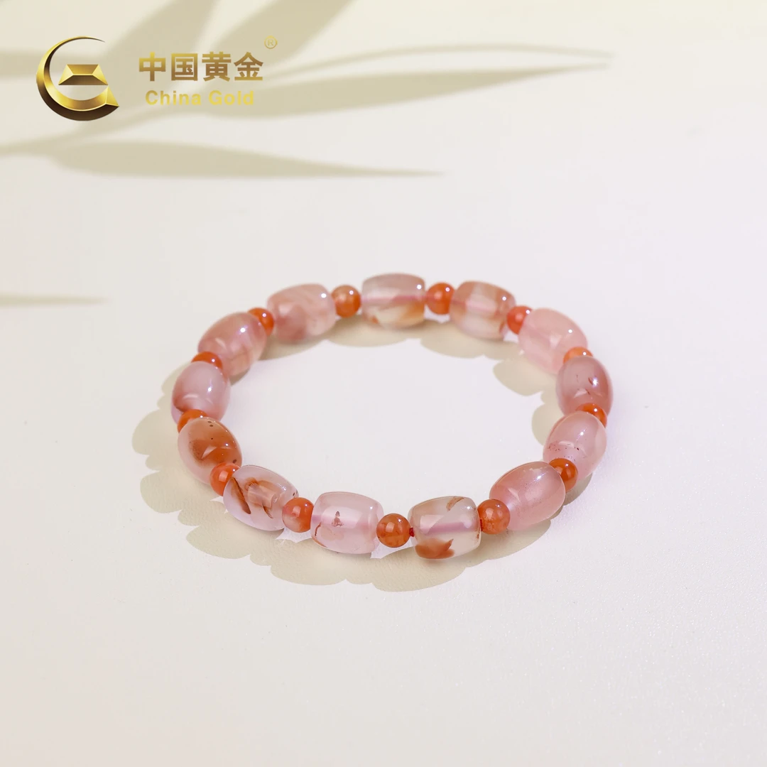 【中国黄金】琉悦 | 南红*手串*未镶嵌-S4345-格