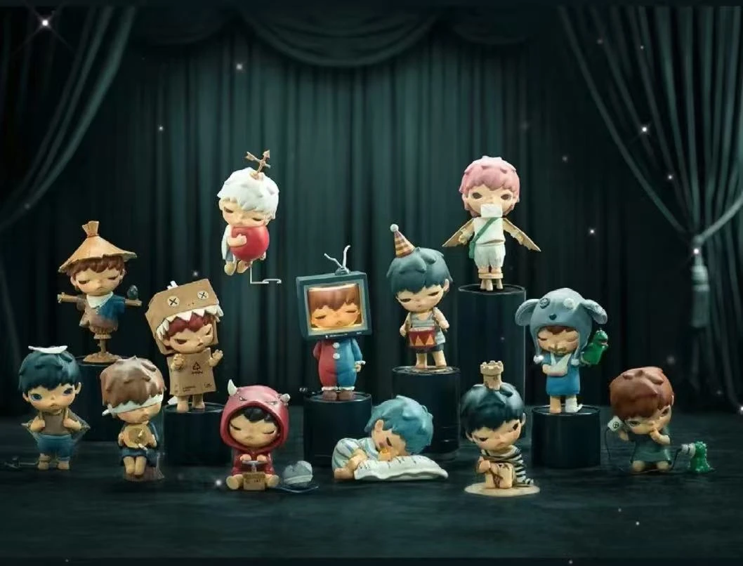 【周八潮玩】直播拆盒小野默剧系列手办盲盒摆件