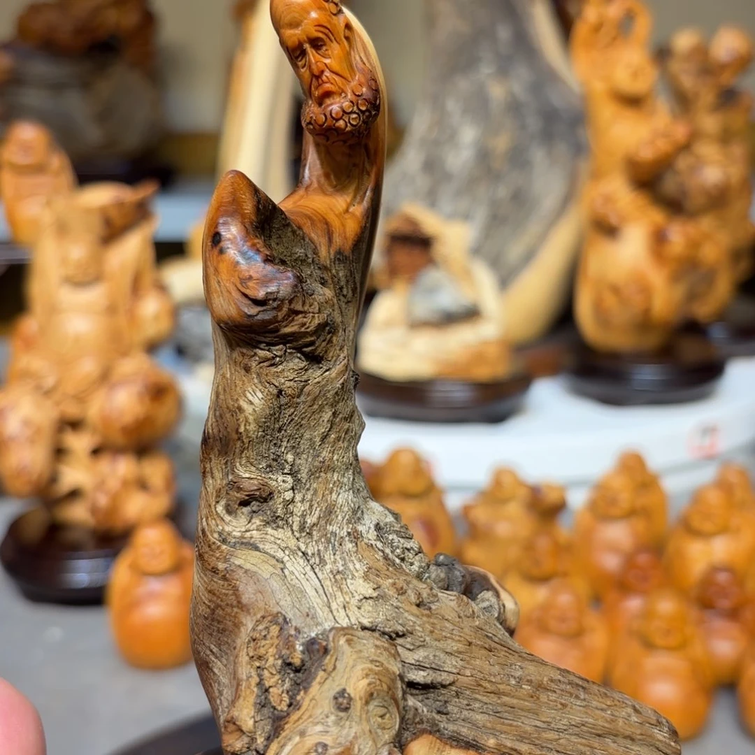 木太行崖柏达摩祖师爷