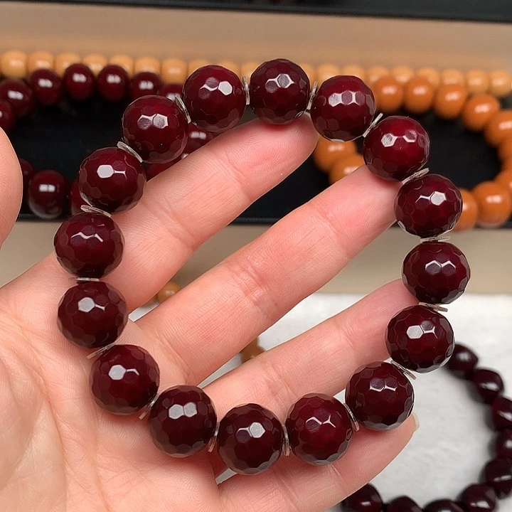 猴头核桃手串镜面光珠