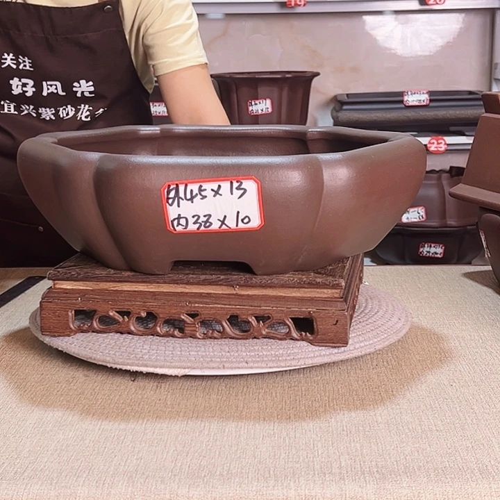 紫砂花盆紫砂花盆