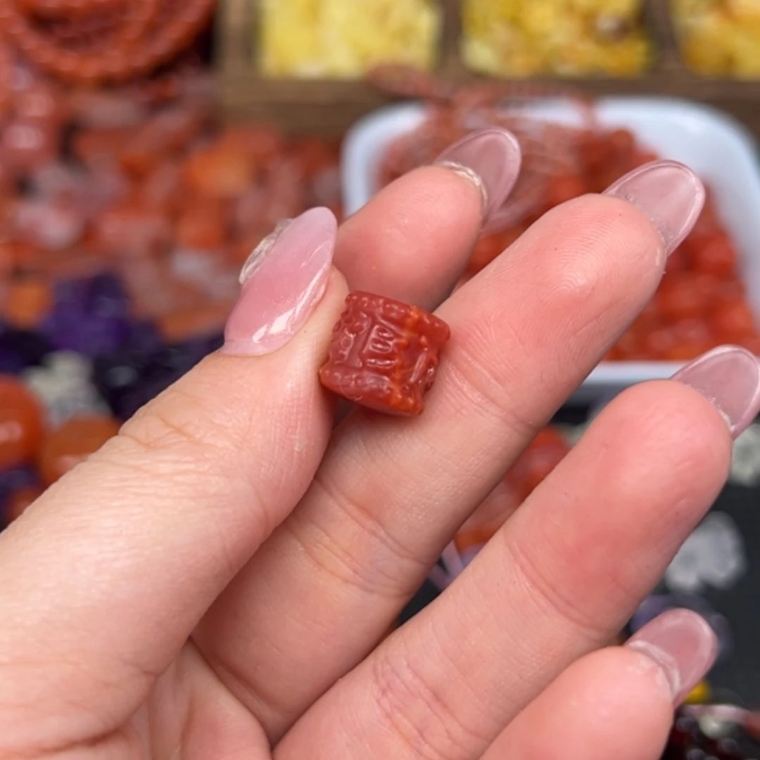 南红玛瑙未镶嵌吊坠(不含链)