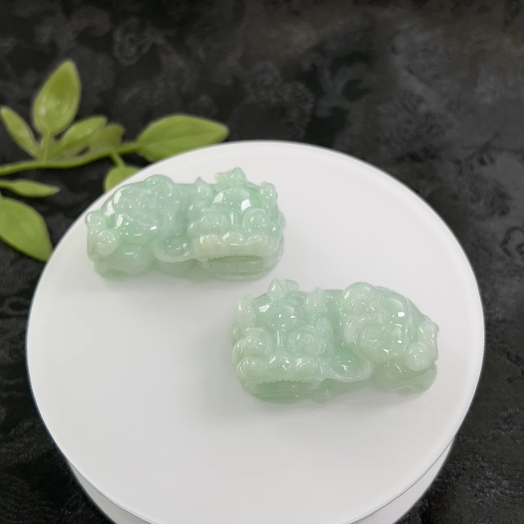 【芬姐珠宝】K196-1113 貔貅吊坠 天然缅甸A货翡翠多样性发一