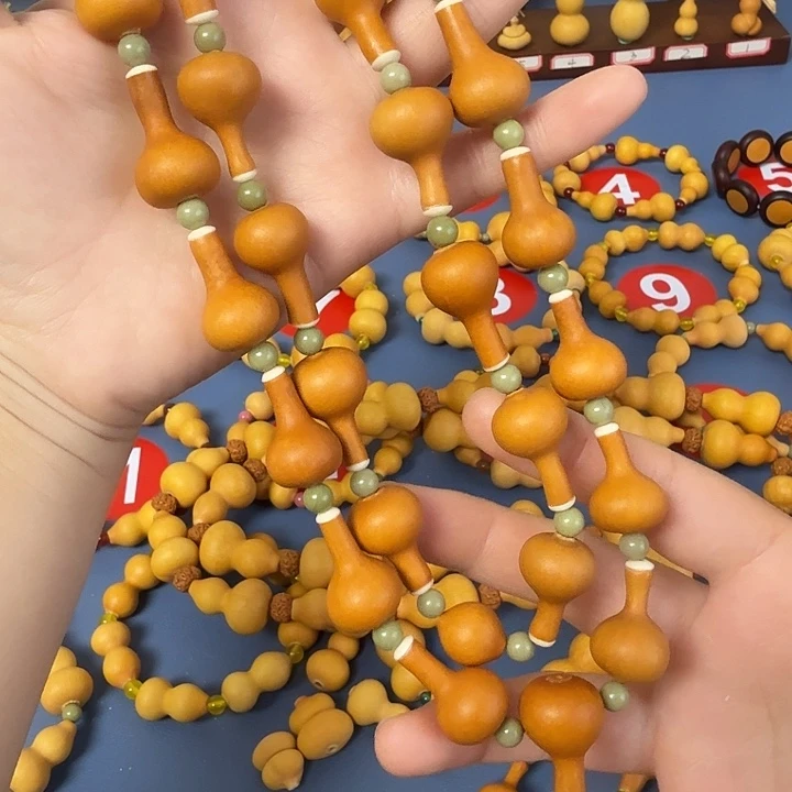 寂***生木质类天然葫芦老皮镶口独霸脖挂