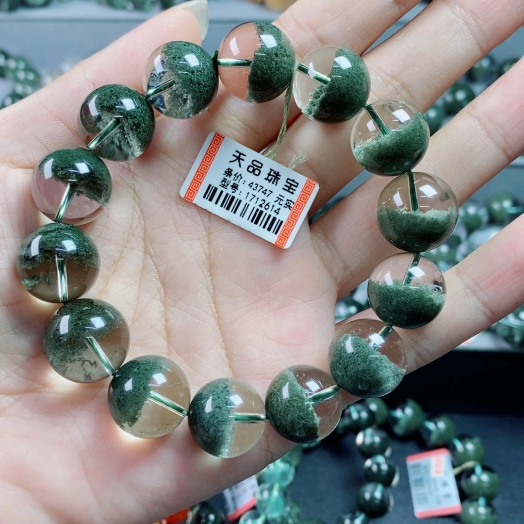 未镶嵌手链水晶绿幽灵1712614