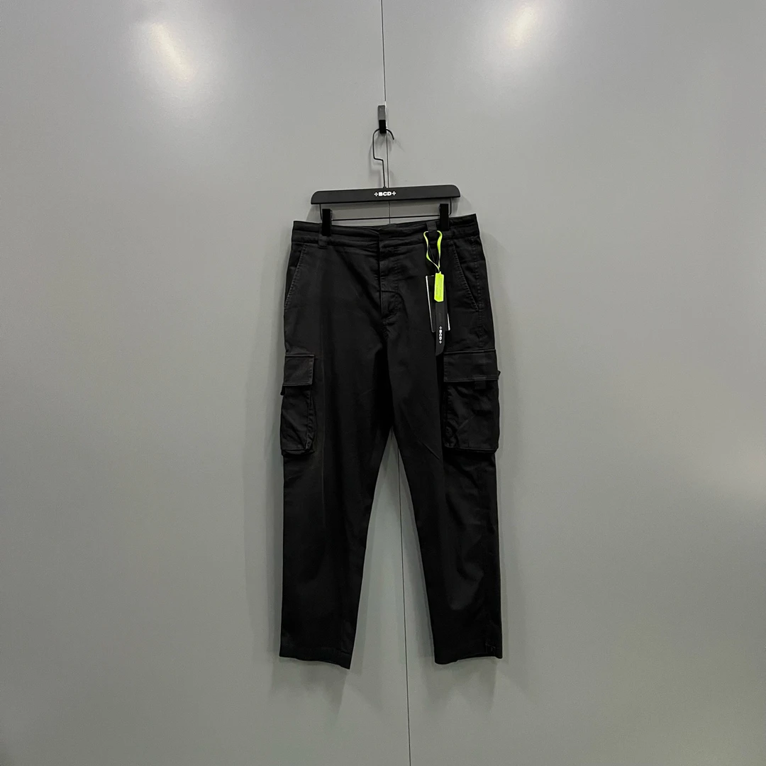 99新 DIOR/迪奥 (ll) 黑色工装裤 50码/607176 无领标