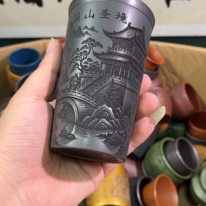 茶杯紫砂全手工紫砂主人杯