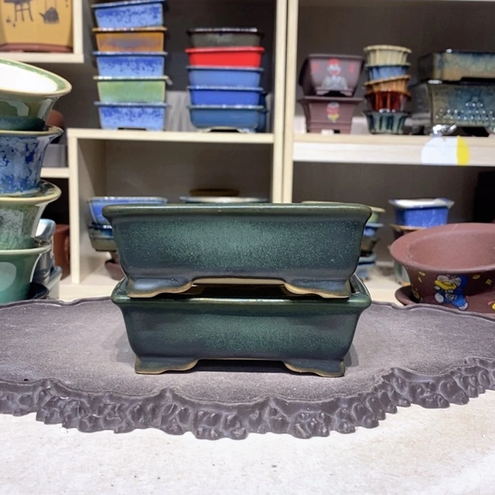 紫砂花盆瑕疵4-13-10.5。。（2）不平气孔