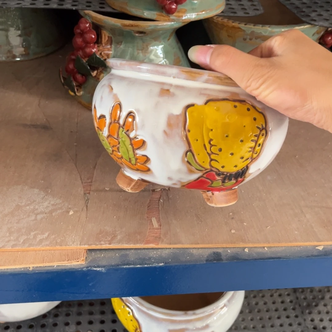 粗陶多肉花盆花盆