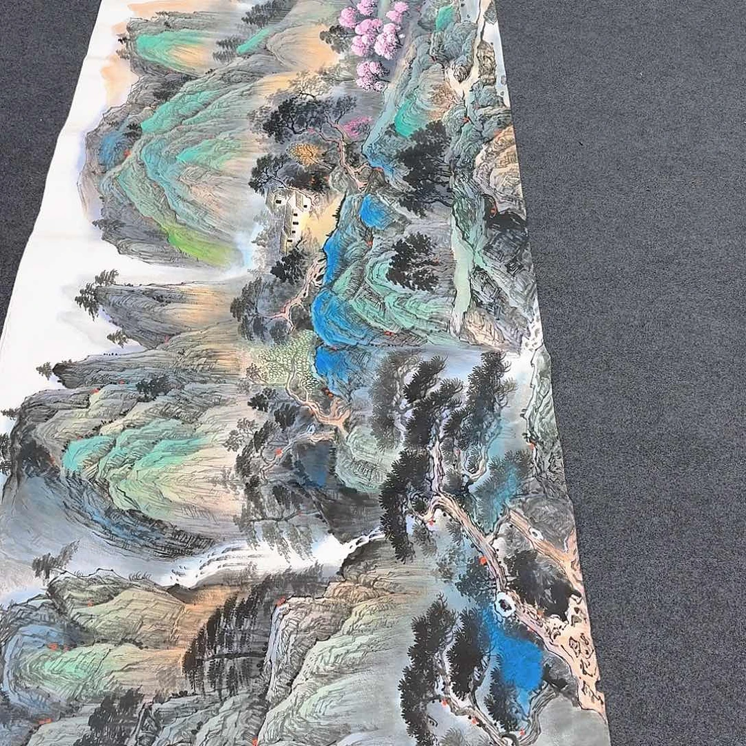 国画非常细腻的一张作品
