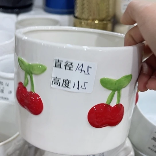 多绿植陶瓷花盆9.9包邮，有孔