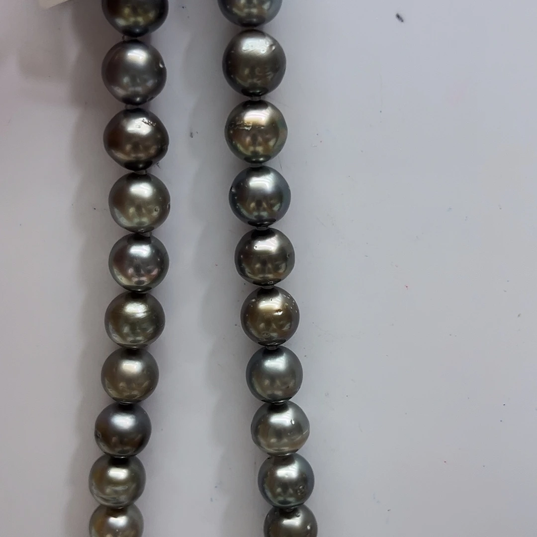 颈饰银S925镶嵌海水珍珠