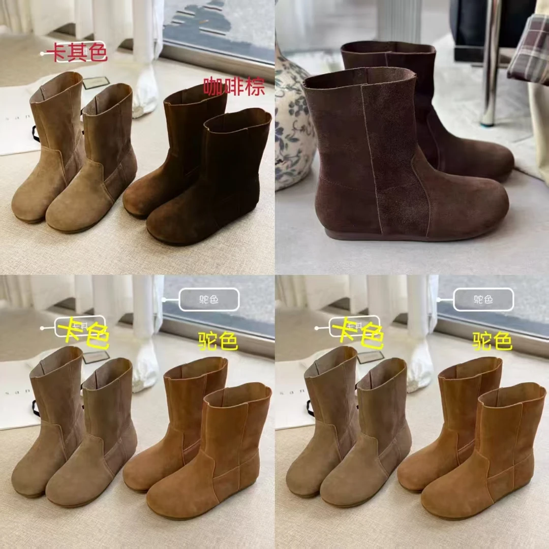 精品6882 复古个性百搭西部靴勃肯短靴