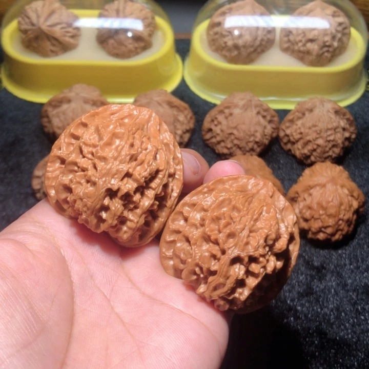 S***b文玩核桃把件42苹果园