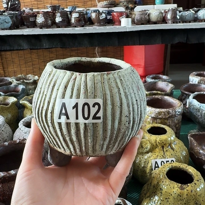 内口7高10粗陶手工制作
