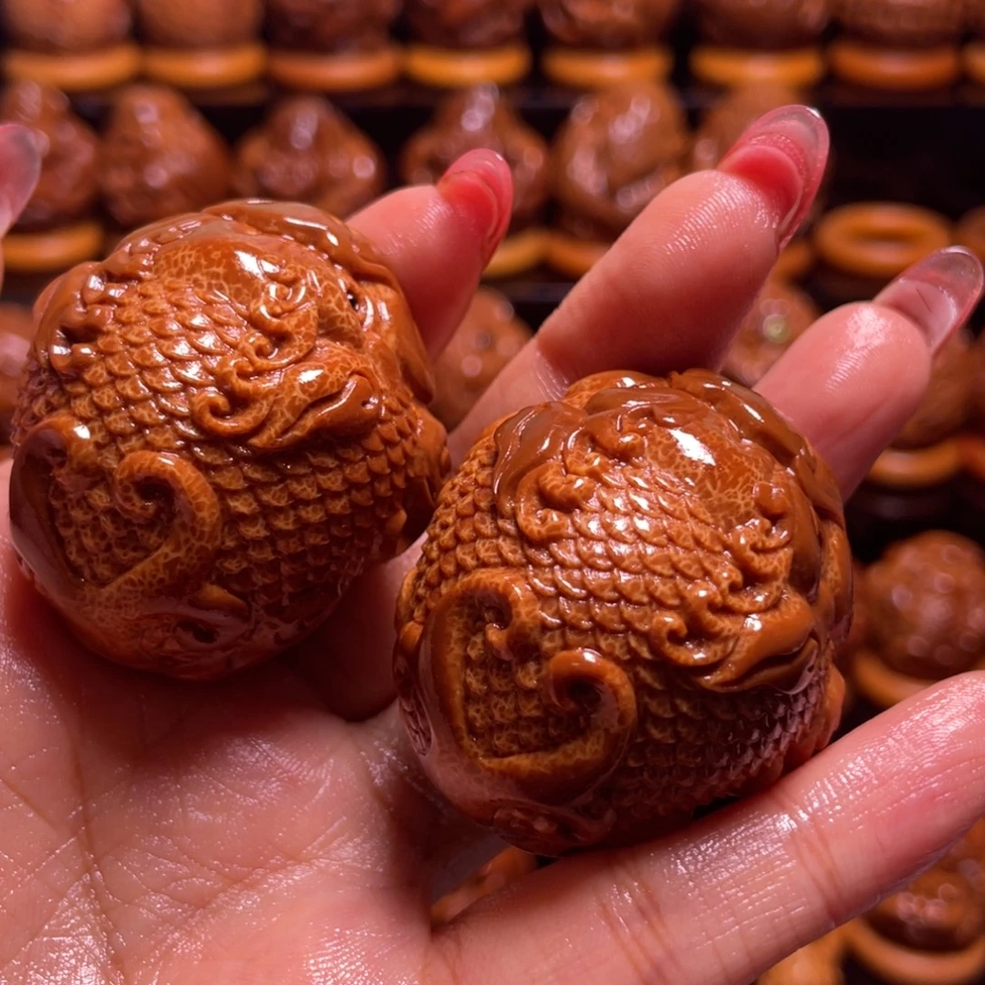 曦***夕橄榄核手串/手链貔貅