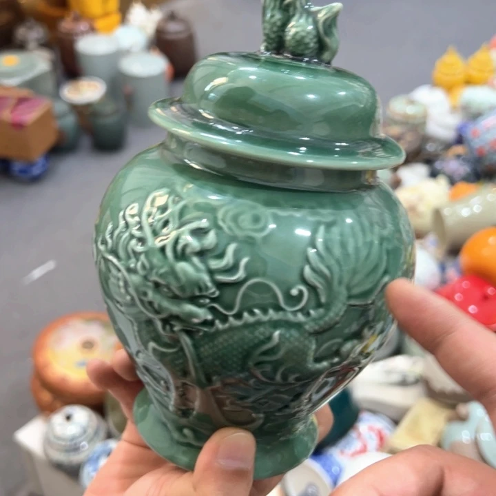 瑕疵福利品陶瓷茶叶罐
