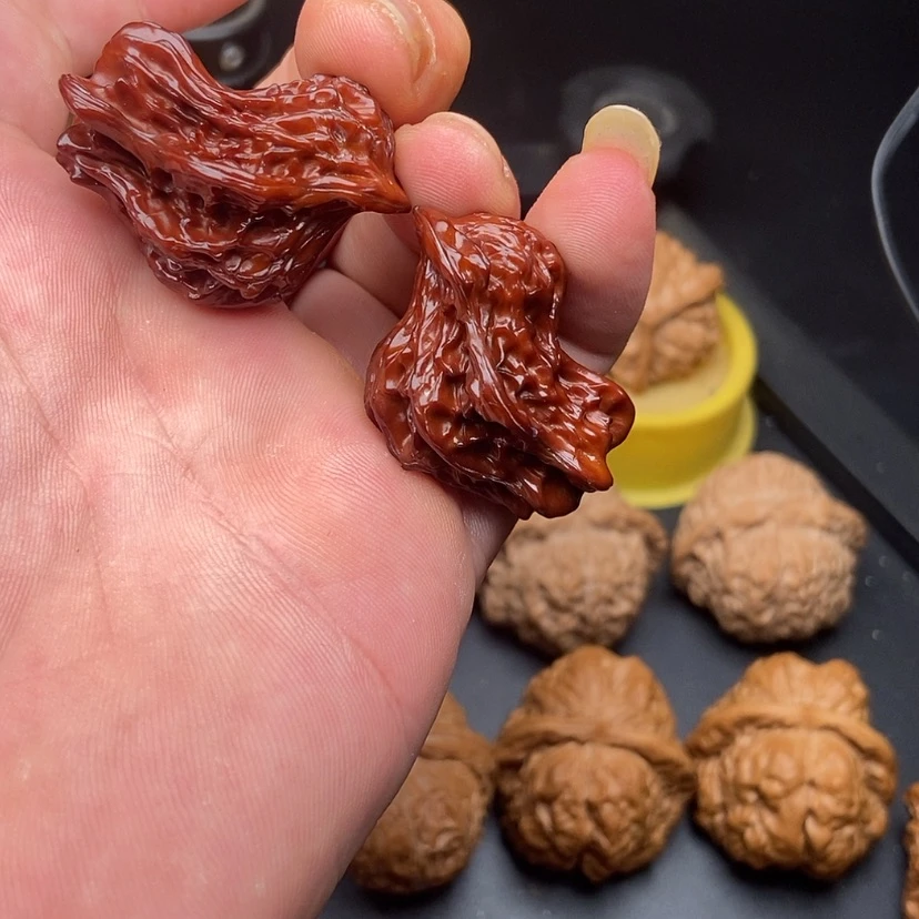 【闪购商品】桃核把件星**火比翼双飞