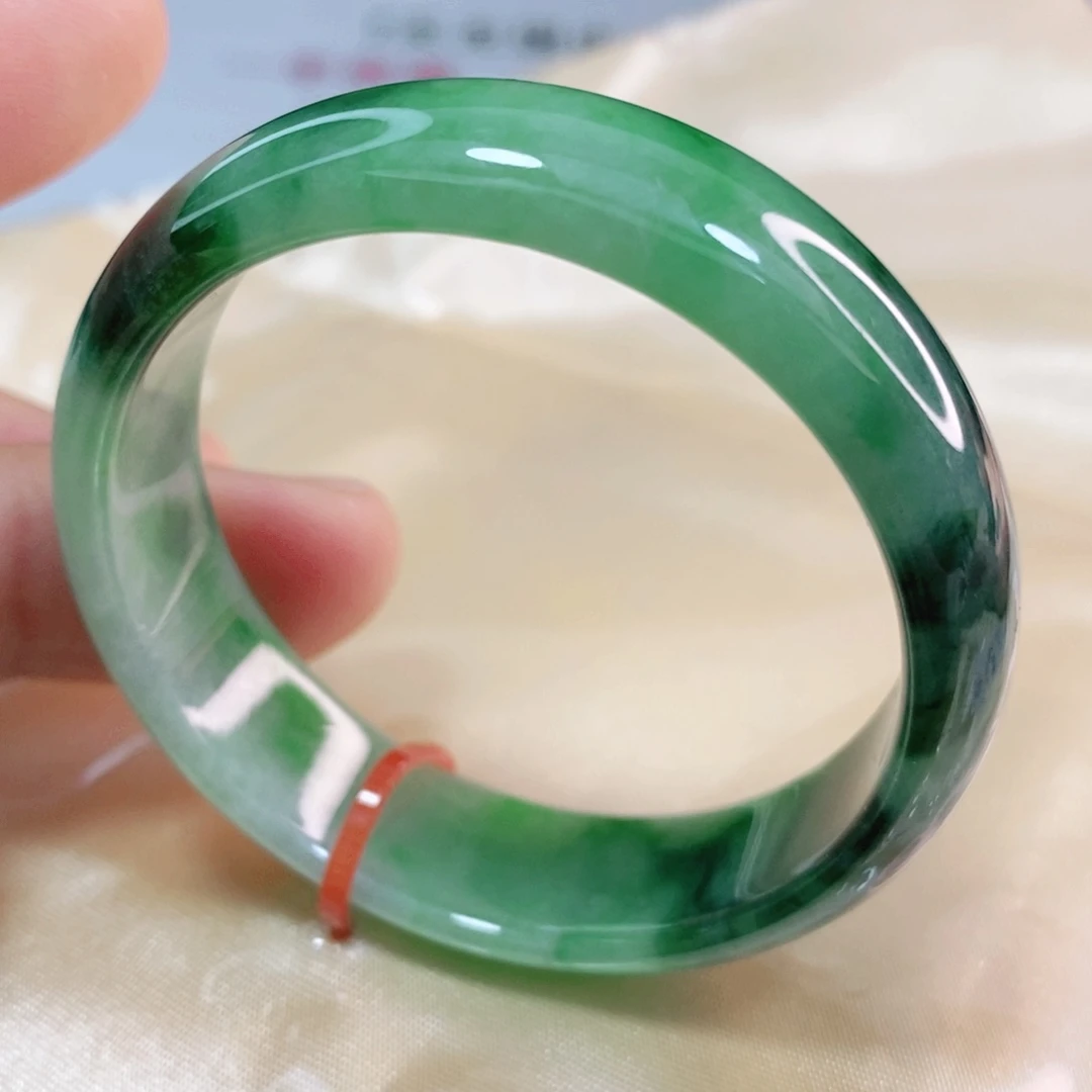 翡翠手镯未镶嵌45.2圈口童镯