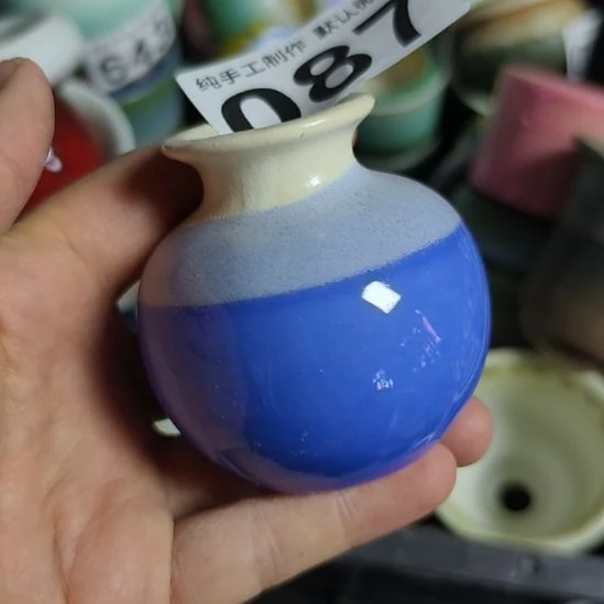 景德镇手工高温陶瓷：内2口高6.5