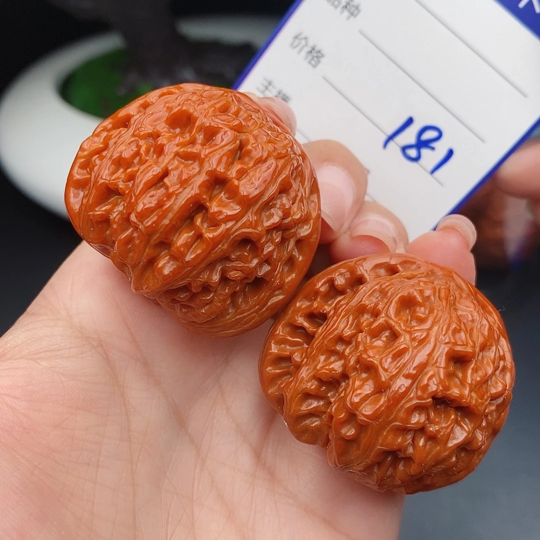 把件文玩核桃41球白181