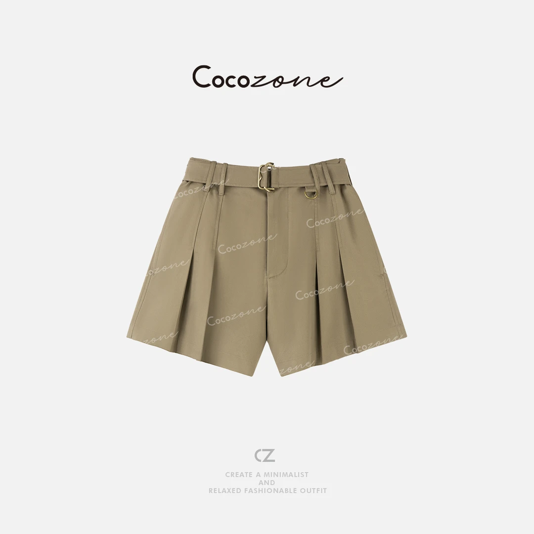 COCO ZONE 刘一一  “经典永续”100棉松弛透气精致短裤CD1A1046