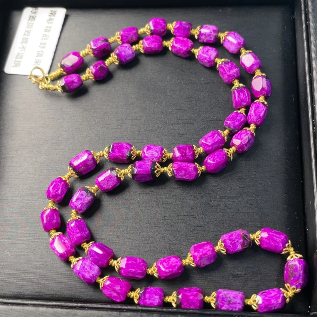 苏纪石（舒俱来）未镶嵌高品丝绒项链