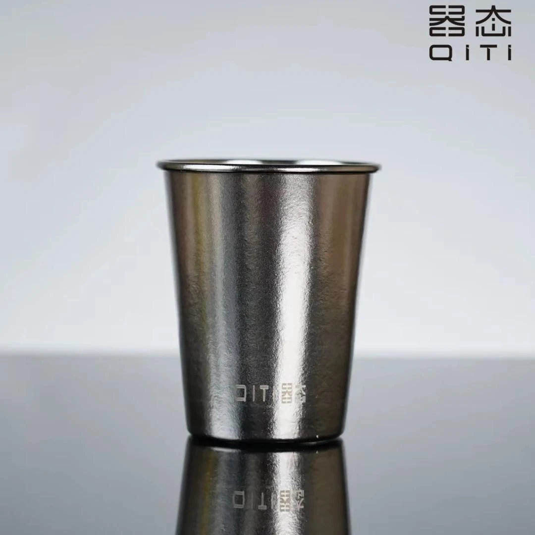 纯钛畅享杯可乐啤酒杯冷饮杯露营家用喝水杯便携式