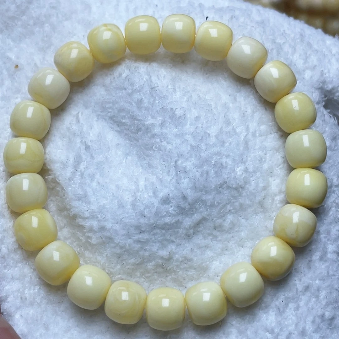 裸石琥珀未镶嵌9m蜜蜡手串