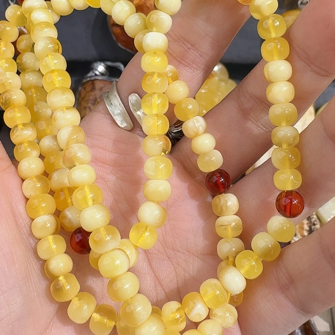 新***记琥珀未镶嵌裸石我