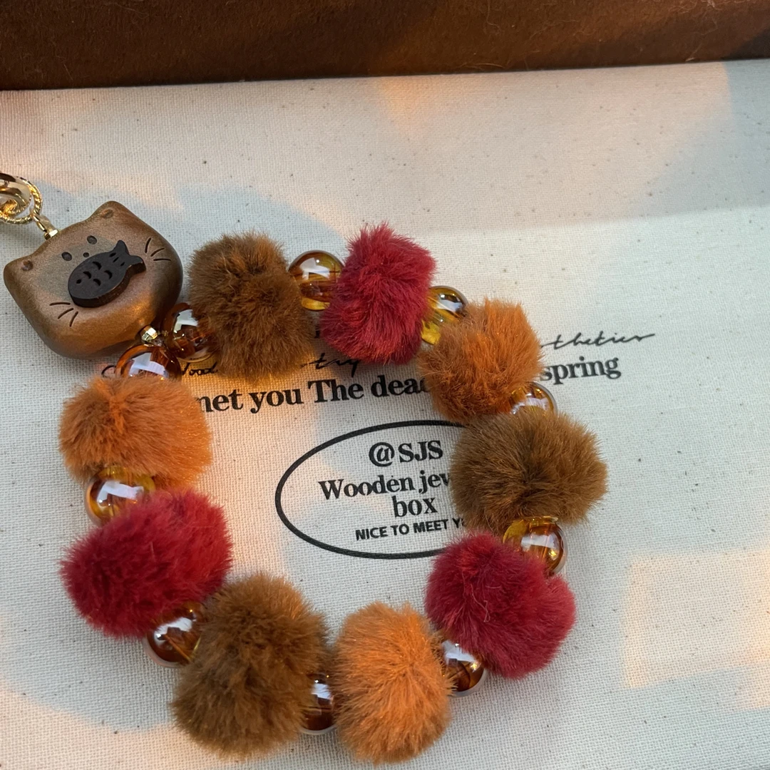 6660爱吃鱼的猫原创手机链