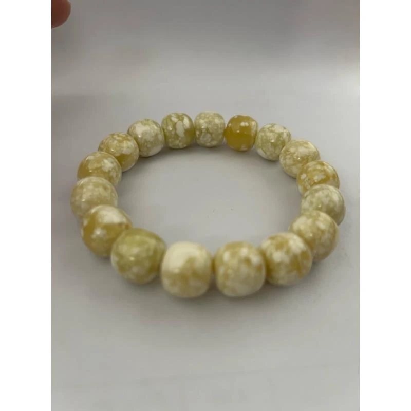 275号-尺寸1.4老型手串-千层雪白妖纹