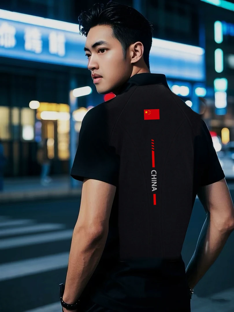 (7729)2025大品牌新款夏季精致T恤高级感定制小众干净舒适速干