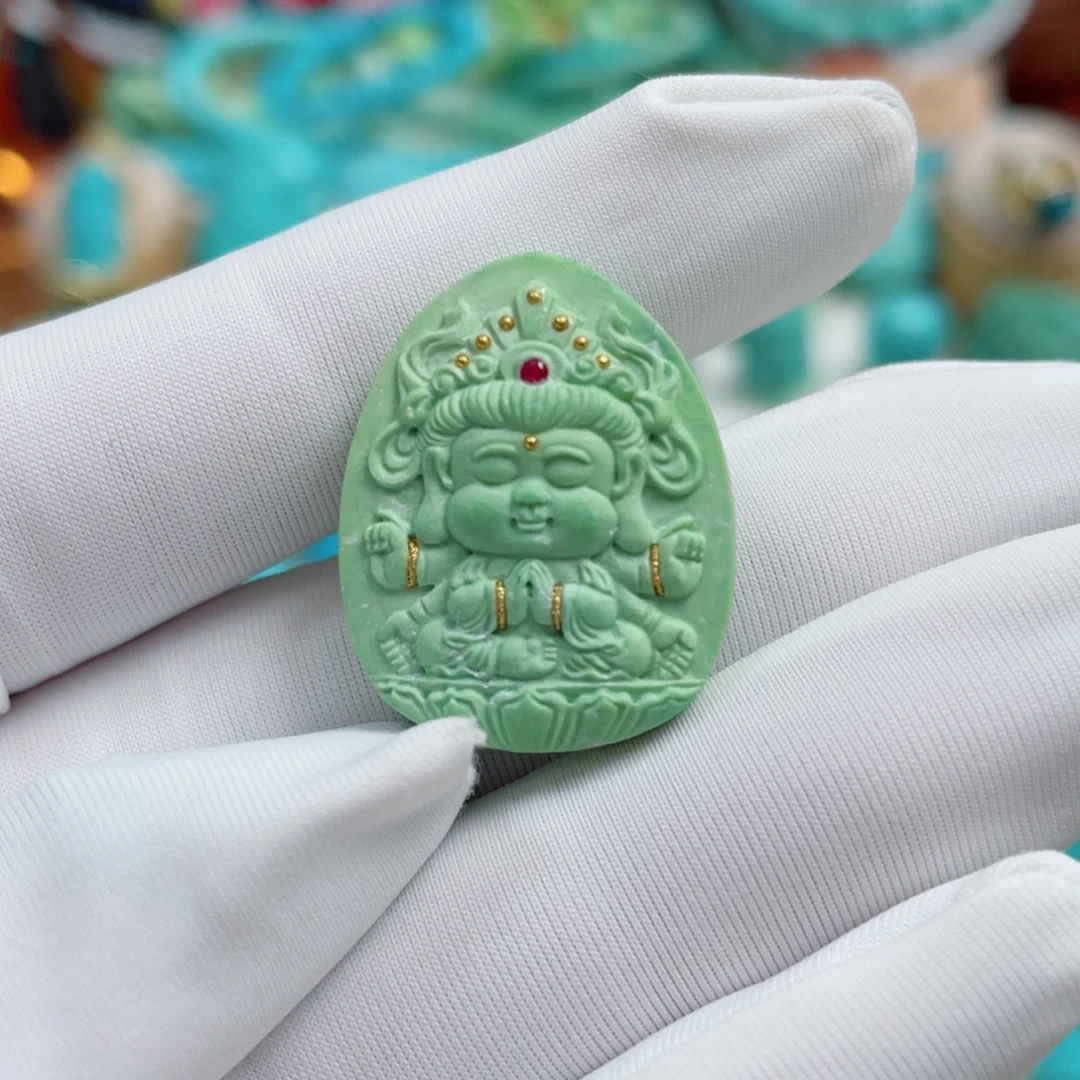 绿松石未镶嵌珠宝奇石