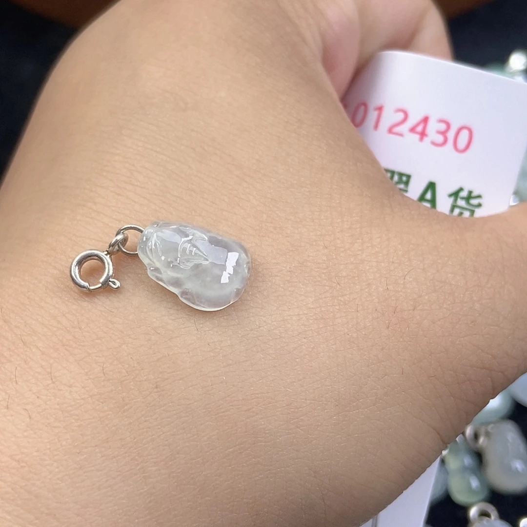 翡翠未镶嵌颈饰天然