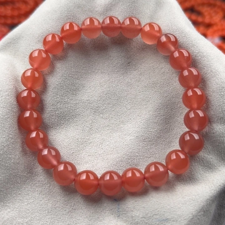 南红玛瑙手串未镶嵌k*i
